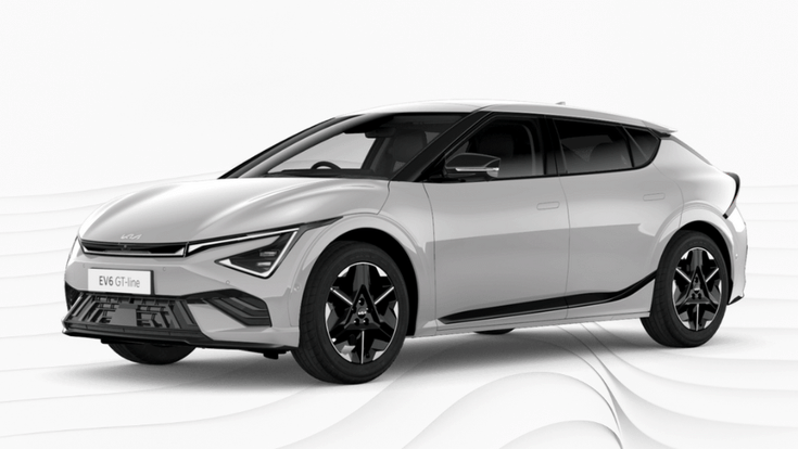 Kia EV6 new front quarter